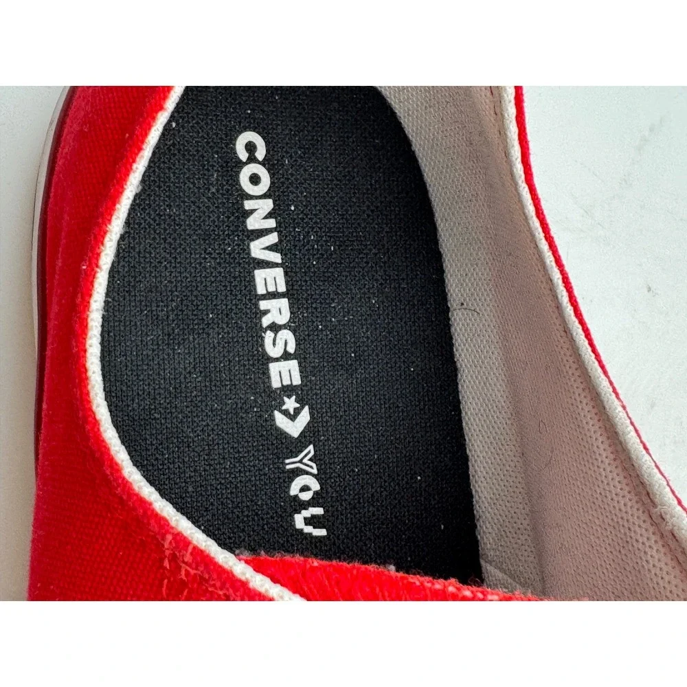 Converse All Star Low Top Red Canvas Sneakers 168958C Mens 11‎ Wos 13